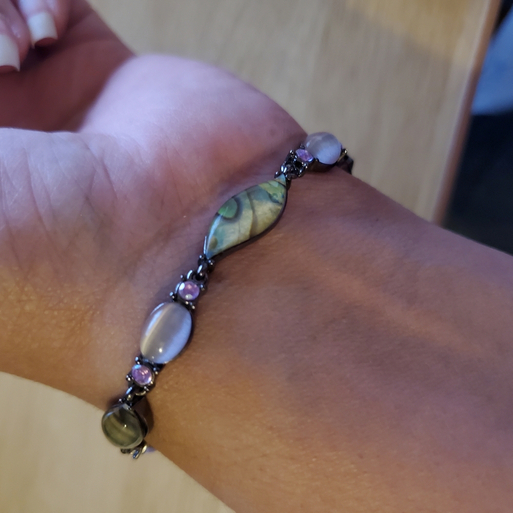 Elegant Multi-Stone Bracelet